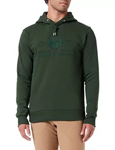 GANT sweter męski, Zielony (Storm Green), L - Swetry męskie - miniaturka - grafika 1