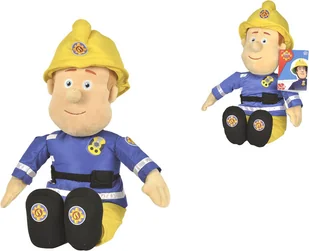 Simba 109252112 - strażak Sam pluszowa figurka z kaskiem 45 cm - Figurki dla dzieci - miniaturka - grafika 1