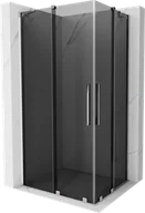 Kabiny prysznicowe - Mexen Velar Duo kabina prysznicowa rozsuwana 90x80 cm, grafit, chrom - 871-090-080-42-01 - miniaturka - grafika 1