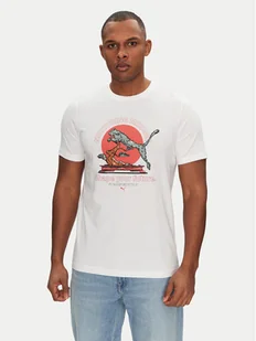Puma T-Shirt Bonsai 629634 Biały Regular Fit - Koszulki męskie - miniaturka - grafika 1