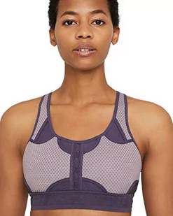 Nike Swoosh Dfadv Biustonosz sportowy Damski - Biustonosze - miniaturka - grafika 1