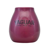 Yerba Mate - Tykwa Ceramiczna z logo Yaguar (purpurowa) 350 ml - miniaturka - grafika 1
