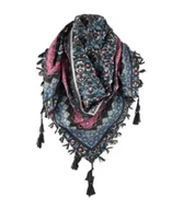 Apaszki i szaliki damskie - Duża chusta BOHO ludowe wzory - miniaturka - grafika 1