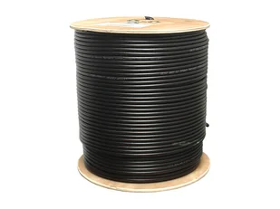 Kabel koncentryczny F690BY czarny + żel 1.1CCS, 300m. (1LM) - Kable - miniaturka - grafika 1