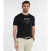 Koszulki męskie - Gant T-shirt | Regular Fit - miniaturka - grafika 1