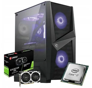 Komputer Gamingowy Intel Core i5 GTX 1660 SUPER 16 RAM 512 SSD Win 10 - Zestawy komputerowe - miniaturka - grafika 1