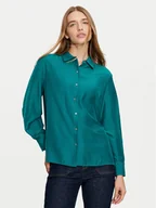 Koszule damskie - United Colors Of Benetton Koszula 56YUDQ09G Turkusowy Regular Fit - miniaturka - grafika 1