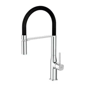 Baterie kuchenne - Laveo Polla czarna/chrom (BAP_778D) - miniaturka - grafika 1