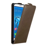 Etui i futerały do telefonów - Etui Cadorabo na telefon komórkowy Huawei NOVA PLUS w kolorze COFFEE BROWN z klapką z niewidocznym zapięciem magnetycznym, pokrowiec ochronny z klapką w stylu książki - miniaturka - grafika 1