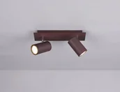 Lampy sufitowe - Trio Leuchten Spot sufitowy Marley rdzawy, 2-punktowy - miniaturka - grafika 1