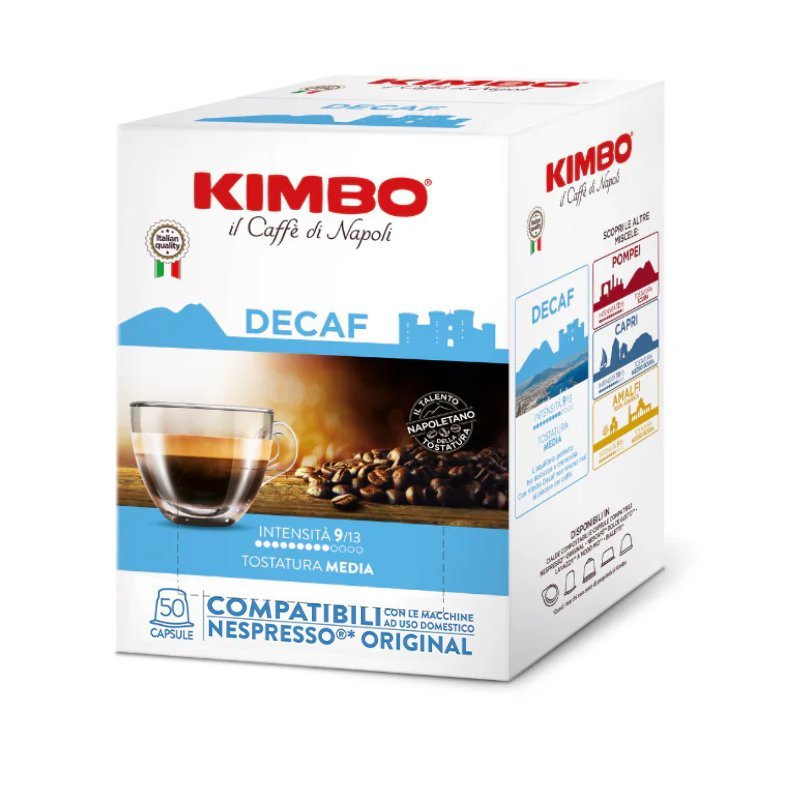 KIMBO DEK Nespresso kaps. 50 szt.