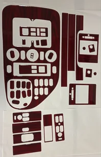 MERCEDES VITO CDI 99/02 DEKORY NA KOKPIT NAKLEJKI PULPIT NAKŁADKI LISTWY TUNING PANEL DESKA FOLIA 3D DREWNO OKŁADZINY - Akcesoria motoryzacyjne - miniaturka - grafika 1