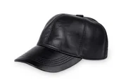 Czapki i chusty sportowe męskie - Czapka Skórzana Kaletnik Caput Czarna - miniaturka - grafika 1