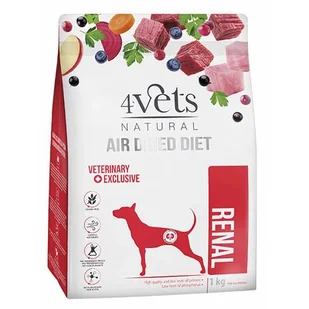DOLINA NOTECI 4Vets Natural Renal karma suszona dla psów z niewydolnością nerek 1kg - Sucha karma dla psów - miniaturka - grafika 1