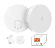 Dzwonki i gongi - Bezbateryjny Bezprzewodowy Dzwonek G6LW Wifi Tuya - miniaturka - grafika 1