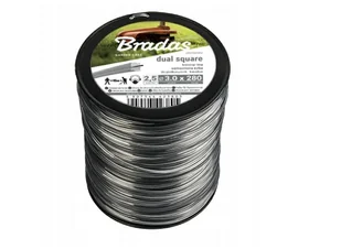 Bradas Żyłka tnąca ripper dual 2,7*345m/kwadrat 2,5kg - Akcesoria do urządzeń ogrodniczych - miniaturka - grafika 1