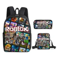 Torebki damskie - Roblox School Bag Plecak dla dzieci lub torba na lunch lub piórnik lub 3szt Zestaw Dinozaur Print Plecak dla dzieci B9 only pencilcase - miniaturka - grafika 1