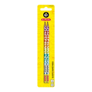 Herlitz OŁÓWEK SMILEYWORLD RAINBOW 2szt - Ołówki Herlitz OŁÓWEK SMILEYWORLD RAINBOW 2szt - Ołówki - miniaturka - grafika 3