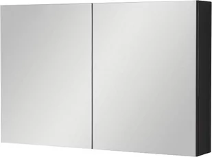 Szafka wisząca z lustrem 100x65 cm czarny mat Belli Gold - Szafki łazienkowe - miniaturka - grafika 1