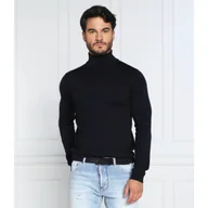 Swetry męskie - HUGO Wełniany golf San Thomas-M | Regular Fit - miniaturka - grafika 1