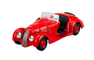 Welly Old Timer Bmw 328 Czerwony Bez Dachu 1:34 Samochód Nowy Metalowy Model - Samochody i pojazdy dla dzieci - miniaturka - grafika 1