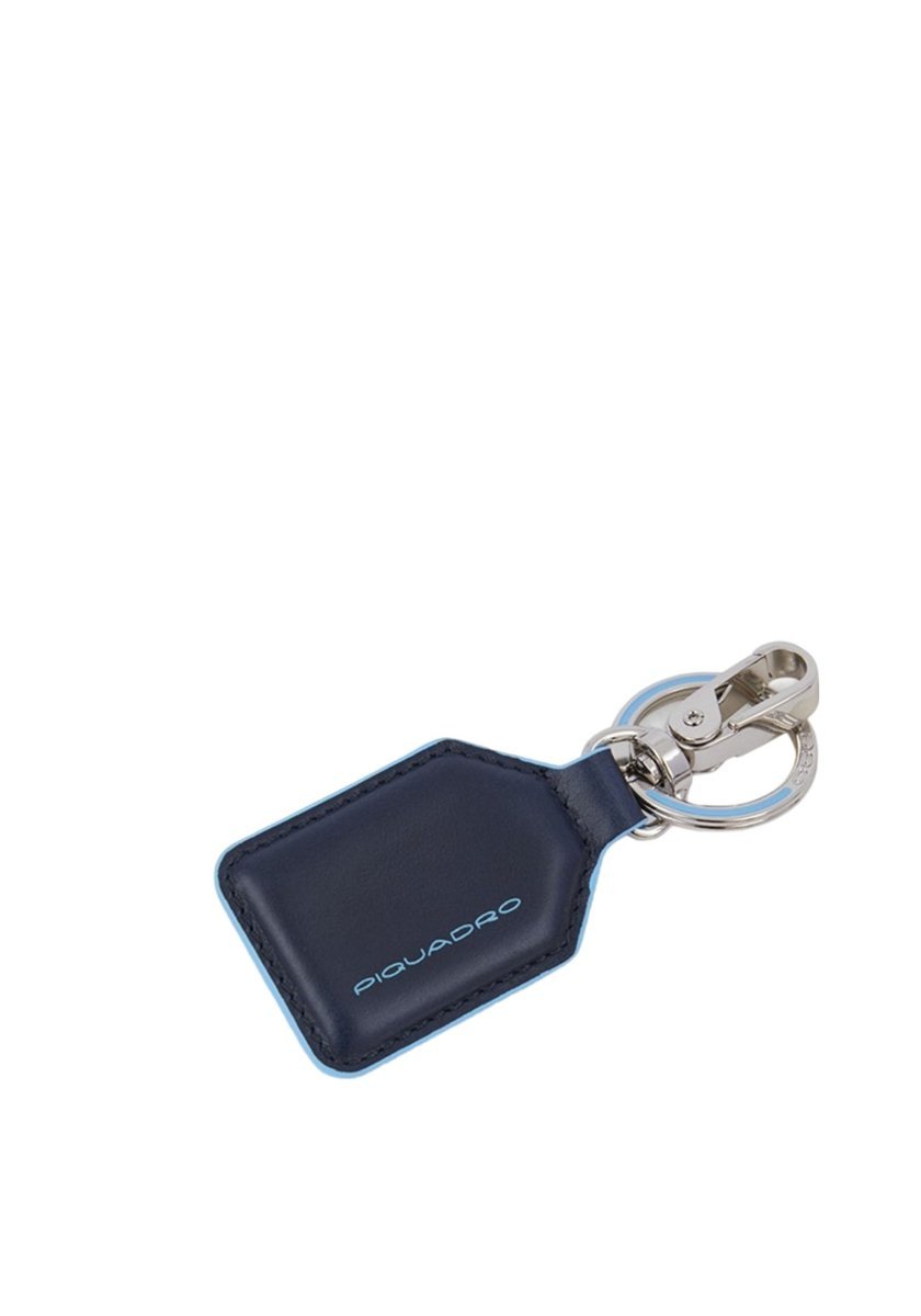 Portachiavi in metallo e pelle con una anella Uomo piquadro pc5965b2-blu2 Blu