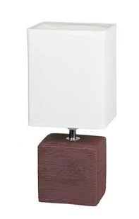 Rabalux nowoczesna Lampa stołowa LAMPKA nocna ORLANDO 4928 IP20 ecru Wenge - Lampy stojące - miniaturka - grafika 1