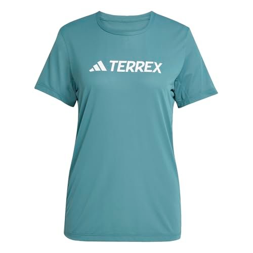 adidas Kobiety Terrex Multi CLIMACOOL Logo Tech T-shirt, preloved teal, M