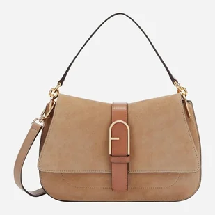Torebka crossbody damska ze skóry naturalnej Furla WB00996BX33543612S1007 Brązowa (8050597550657) - Torebki damskie - miniaturka - grafika 1