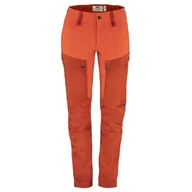Spodnie damskie - Fjallraven 86705-321-333 Keb Trousers Curved W damskie spodnie sportowe Cabin Red-Rowan Red rozmiar 40/R - miniaturka - grafika 1