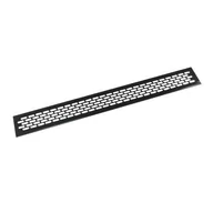 Akcesoria i części AGD - KRATKA WENTYLACYJNA 60X480MM CZARNY MAT K-60/CZ AMIX - miniaturka - grafika 1