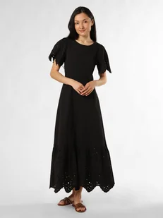 Selected Femme Sukienka damska - SLFKelli Kobiety Bawełna czarny jednolity, 34 - Sukienki - miniaturka - grafika 1