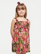 Sukienki i spódniczki dla dziewczynek - Mayoral Sukienka letnia 3947 Kolorowy Regular Fit - miniaturka - grafika 1