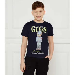 Guess T-shirt Regular Fit - Koszulki dla chłopców - miniaturka - grafika 1