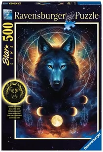 Ravensburger Erwachsenenpuzzle Ravensburger 13970 Ravensburger 13970-świecący puzzle dla dorosłych z wilkiem - Układanki dla dzieci - miniaturka - grafika 2