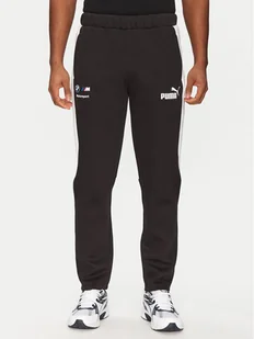 Puma Spodnie dresowe BMW MMS MT7+ 624140 Czarny Regular Fit - Spodnie sportowe męskie - miniaturka - grafika 1