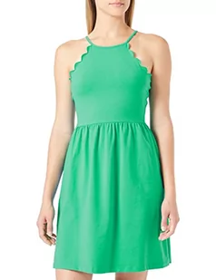 ONLY Damska sukienka z dżerseju Onlamber Strap Scallop Short Dress Ay Nn, zielony (Simply Green), M - Sukienki - miniaturka - grafika 1