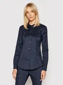 Koszule damskie - Tommy Hilfiger Koszula Heritage 1M87647510 Granatowy Slim Fit - miniaturka - grafika 1