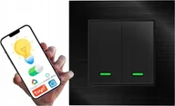 Systemy inteligentnych domów - Spreest WŁĄCZNIK ŚWIATŁA LED PODWÓJNY PREMIUM SMART WIFI - miniaturka - grafika 1