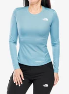 Bluzy sportowe męskie - Bluza bez kaptura The North Face Shadow LS - algae blue - miniaturka - grafika 1