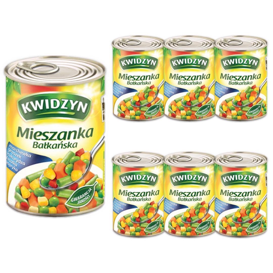 Kwidzyn Mieszanka bałkańska puszka 400g x 6 sztuk