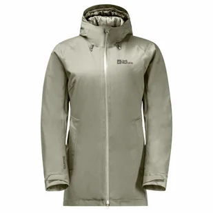 Damska kurtka hardshellowa Jack Wolfskin STIRNBERG INS JKT W seal - XXL - Kurtki damskie - miniaturka - grafika 1