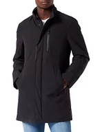 Płaszcze męskie - bugatti Płaszcz męski, czarny, 48 - miniaturka - grafika 1