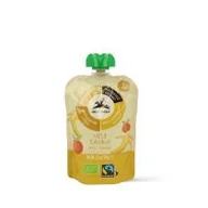 Desery dla dzieci - Alce Nero Przecier jabłkowo - bananowy bez dodatku cukru bezglutenowy od 6 miesiąca 100 g Bio - miniaturka - grafika 1