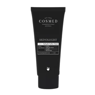 Cosmed Skinologist, maska głęboko oczyszczająca salicylowo-siarkowa, 75 ml - Maseczki do twarzy - miniaturka - grafika 1