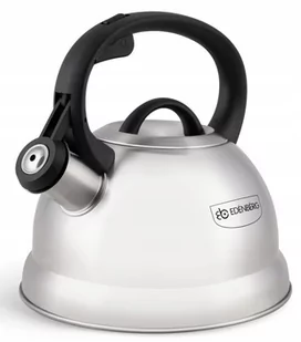 CZAJNIK Stalowy z Gwizdkiem Satynowy 2l 1980 - Czajniki na gaz - miniaturka - grafika 1