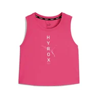 Koszulki sportowe damskie - Damska koszulka bez rękawów PUMA x HYROX CLOUDSPUN PUMA Sunset Glow Pink - miniaturka - grafika 1