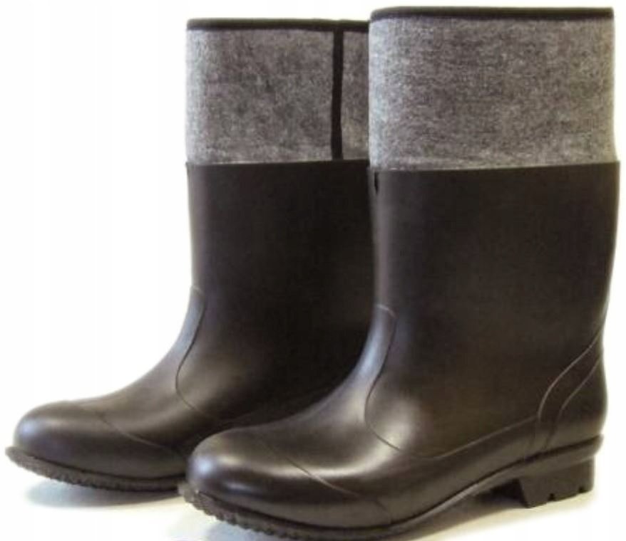 KALOSZE GUMOWE FILCAKI R. 46 GUMOWCE GUMIAKI FILC