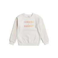 Odzież sportowa dziecięca - Bluza sportowa dla dzieci Roxy Get Loud Sweatshirt - miniaturka - grafika 1