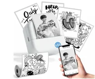 Drukarki - LabelCenter M02L Mini drukarka termiczna - miniaturka - grafika 1